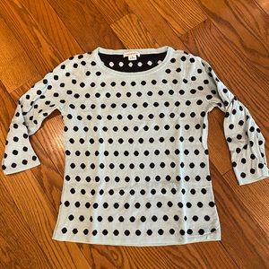 Polka dot Liz Claiborne sweater